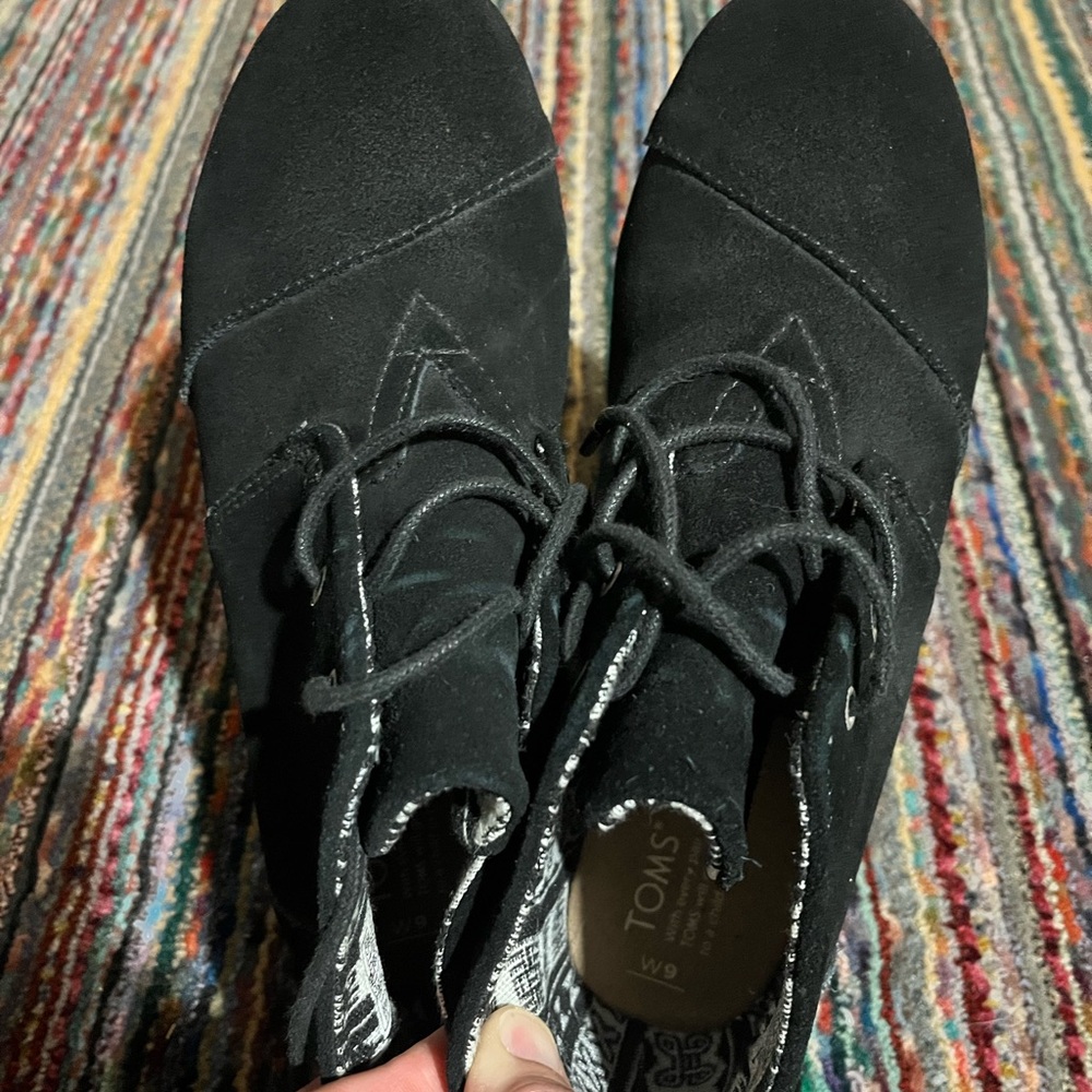 Toms Black Ankle Boots